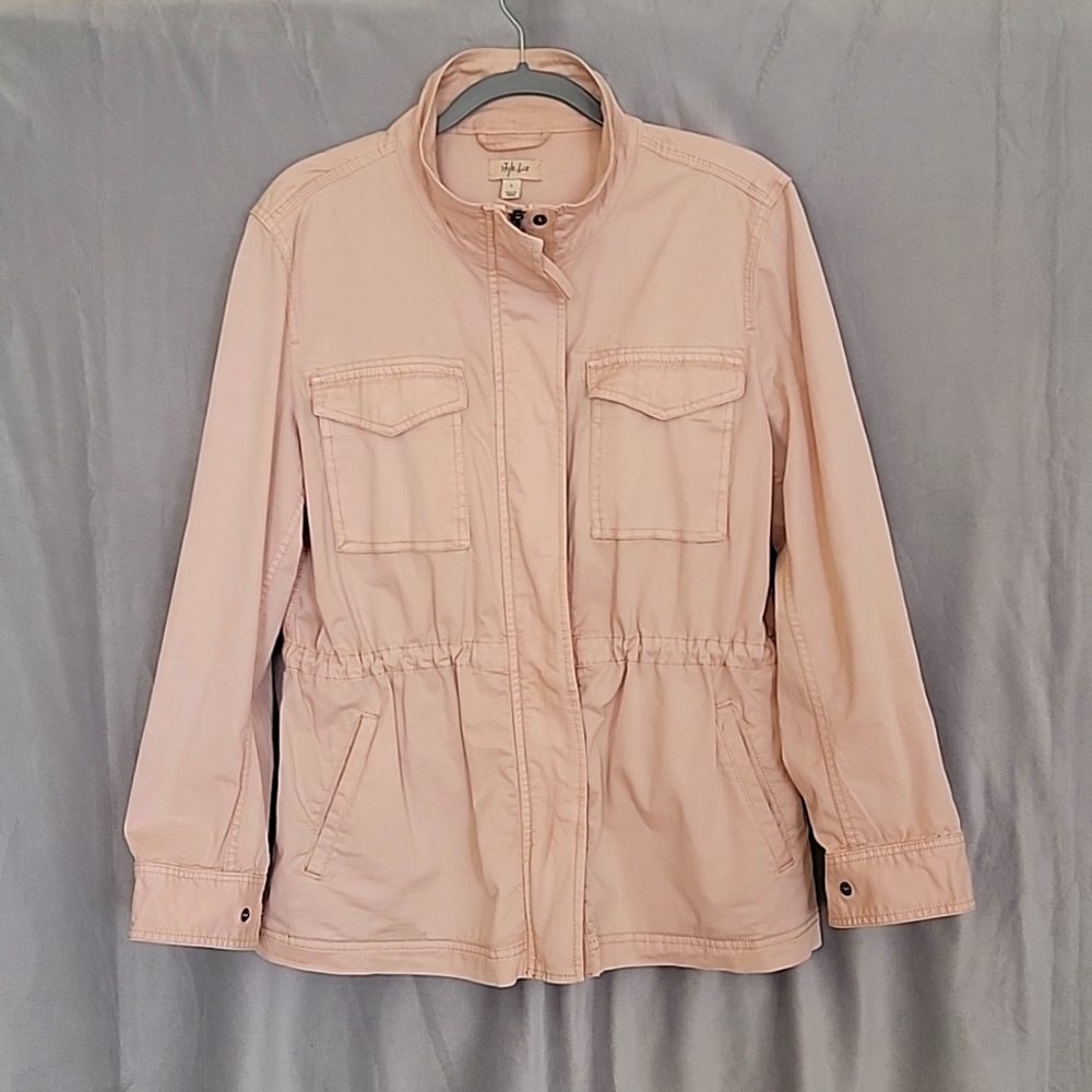 Women's Cotton Jacket, Size L, Color Cream